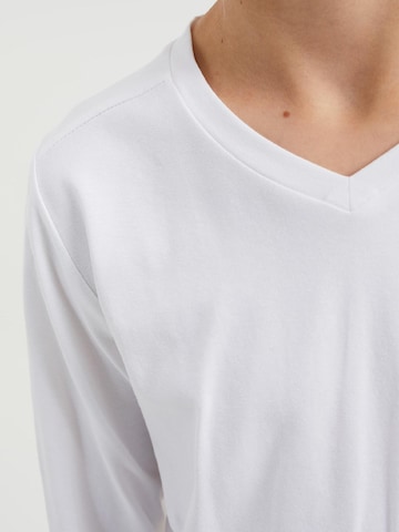 T-Shirt WE Fashion en blanc