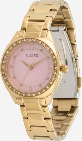 Ceas analogic 'Charlotte' de la GUESS pe auriu: față