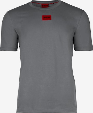 T-Shirt HUGO en gris : devant