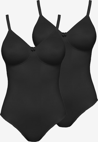 SUSA Body 'Basic' in Schwarz: Vorderseite