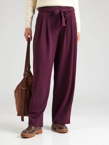 ONLY - Pierna ancha Pantalón plisado 'ONLEVI' en rojo: frente