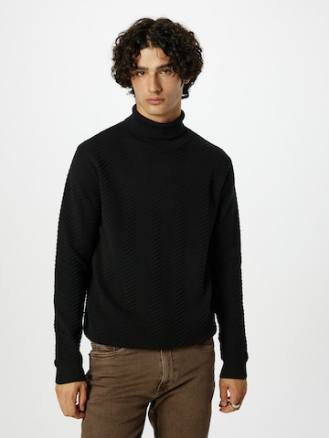 INDICODE JEANS Sweater 'Sparks' in Black: front