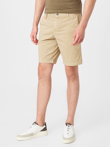 BOSS Regular Chino in Beige: voorkant