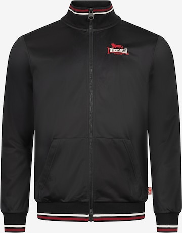 LONSDALE Kurtka treningowa 'Irthing' w kolorze czarny: przód