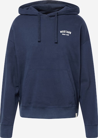 MUSTANG - Sweatshirt 'Bennet' em azul: frente