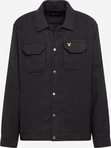 Lyle & Scott Overgangsjakke i sort: forside