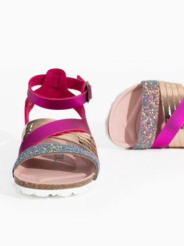 Bayton Sandal 'Fadette' in Pink