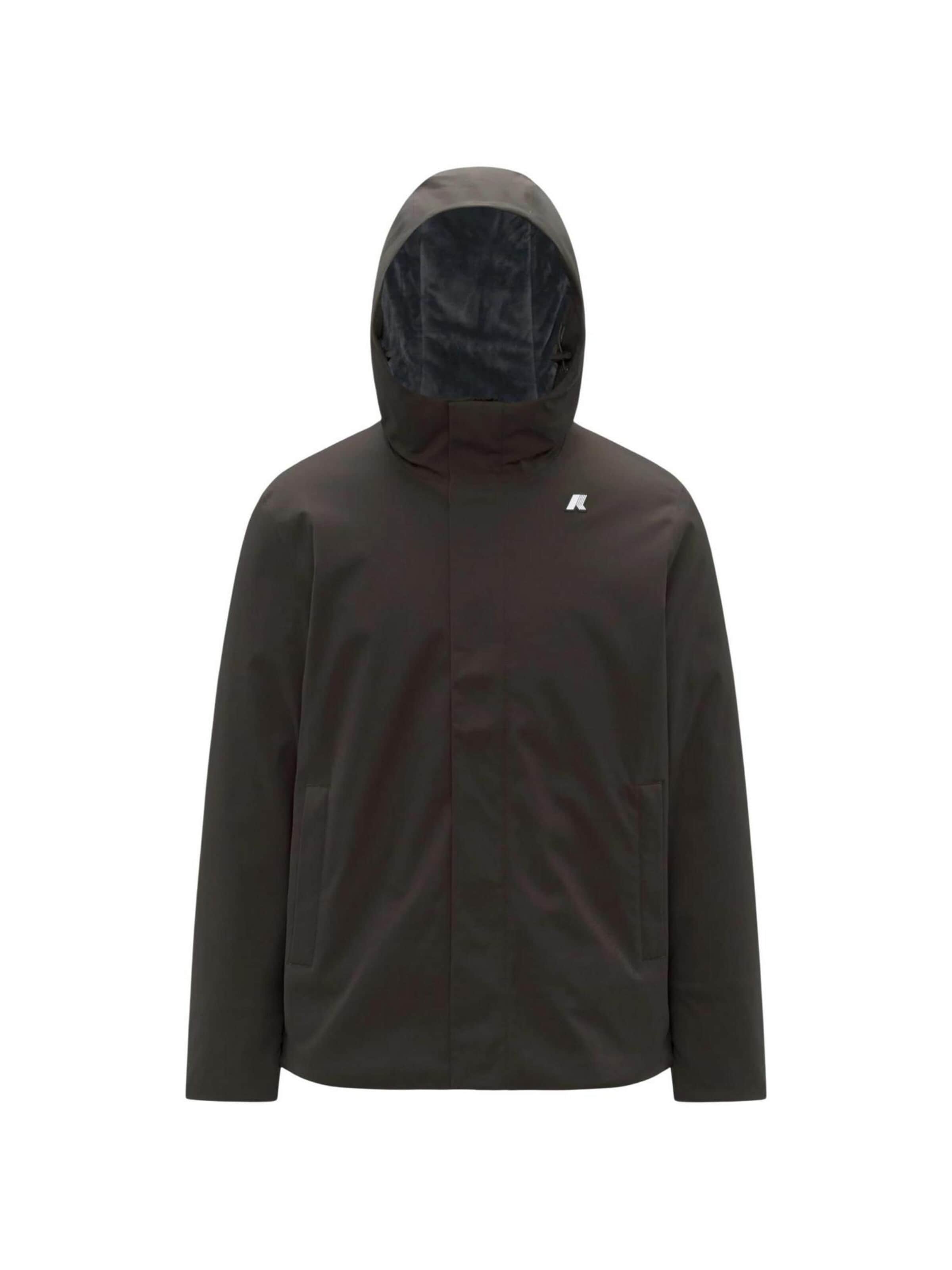 K Way Vinterrock 'Jacko Twill Marmotta K8133DW' i svart: framsida