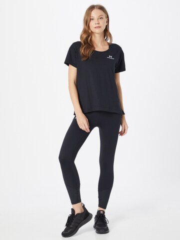 UNDER ARMOUR Skinny Sportbroek 'Meridian' in Zwart