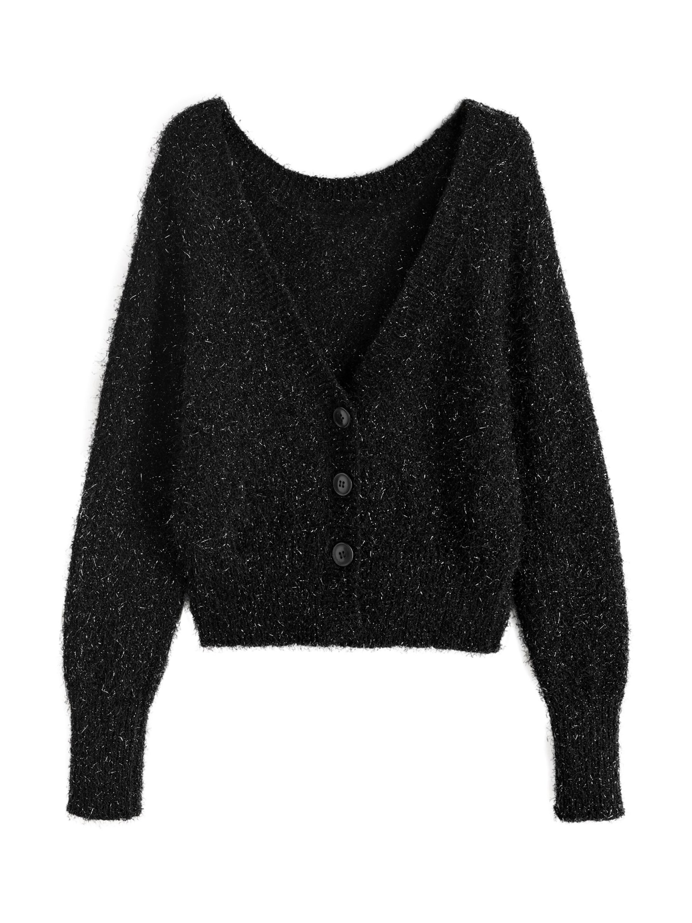 Next Strickjacke in Schwarz: Vorderseite