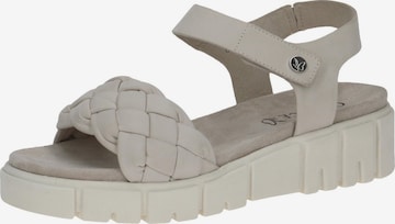 CAPRICE Sandals in Grey: front