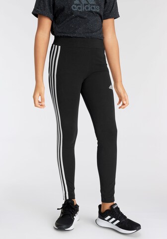 ADIDAS SPORTSWEAR Slimfit Sportsbukser 'Essentials' i sort: forside