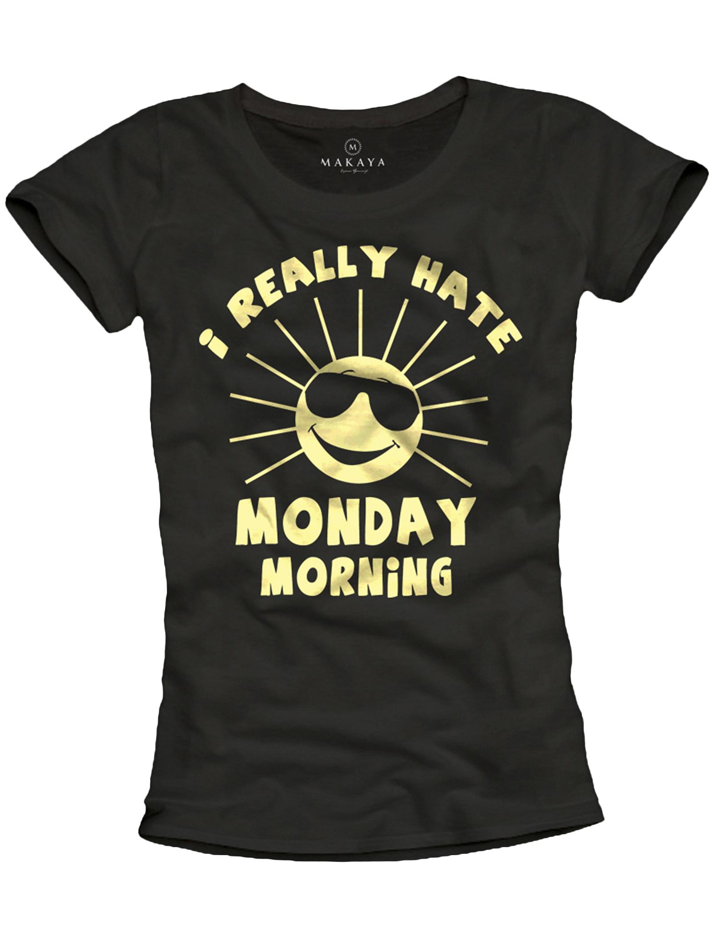 MAKAYA Shirt‌‌‌‌ in Schwarz: Vorderseite