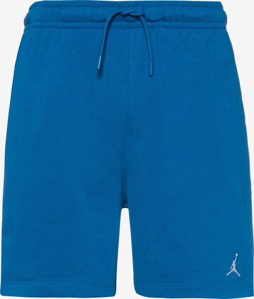 Jordan Workout Pants in Blue: front