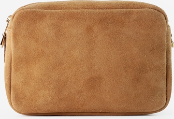 lePelou - Bolso de hombro 'VIOLA' en marrón: frente