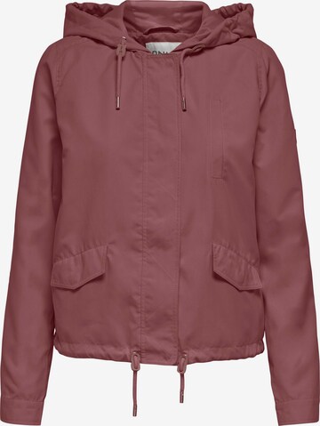 Veste mi-saison 'SKYLAR ' ONLY en rouge : devant