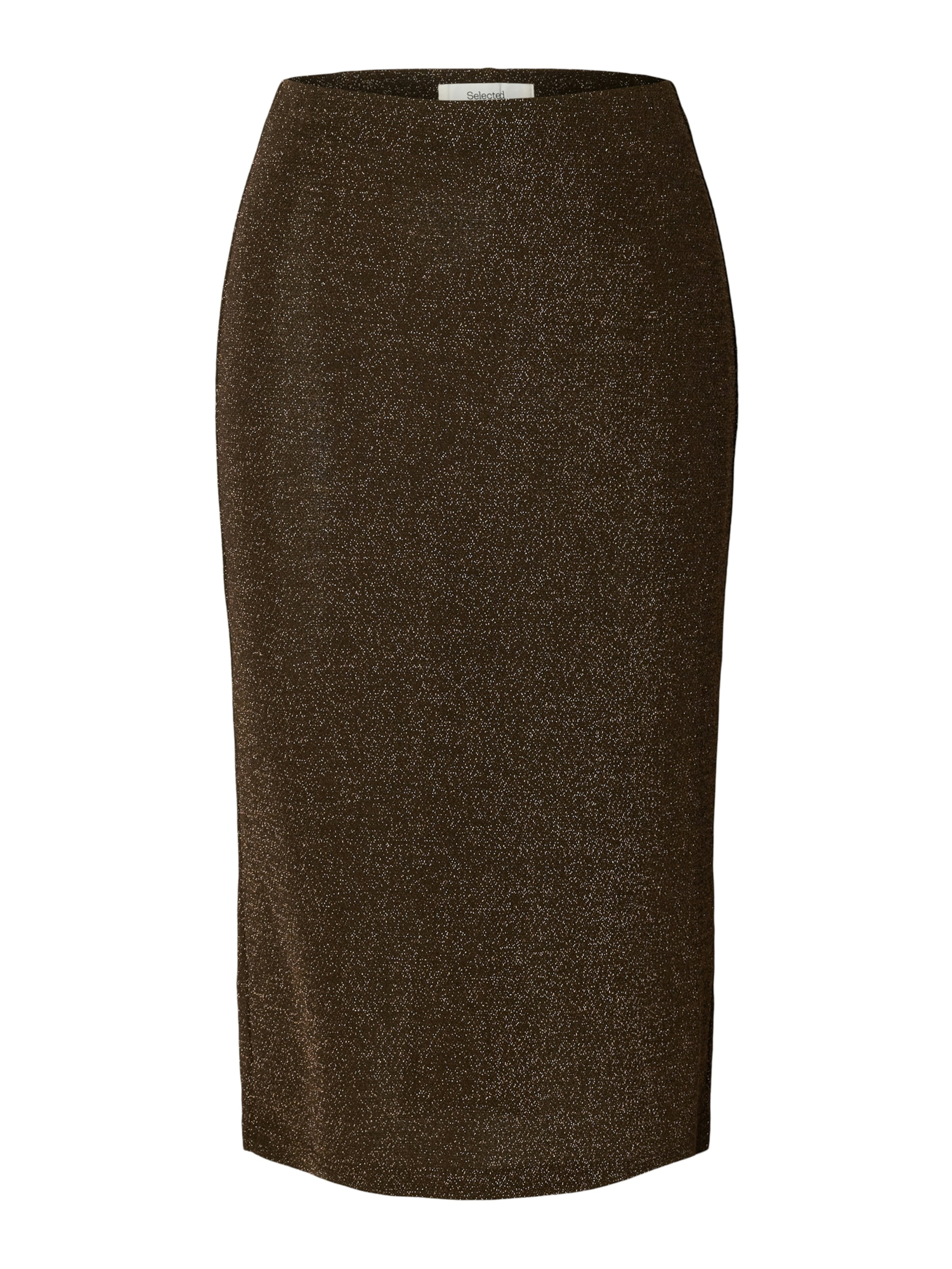 SELECTED Skirt 'SLWNORI' in Brown: front