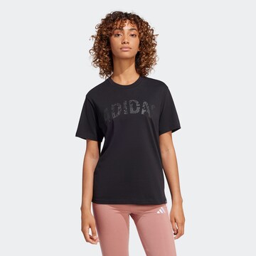 ADIDAS SPORTSWEAR Funktionstopp 'CAMO' i svart: framsida