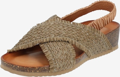 Sandalo con cinturino IGI&CO di colore beige scuro / pueblo, Visualizzazione prodotti