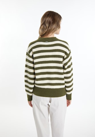 Cardigan 'Imane' DreiMaster Vintage en vert