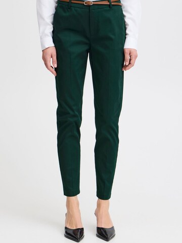 b.young Slim fit Chino trousers ' Days ' in Green: front