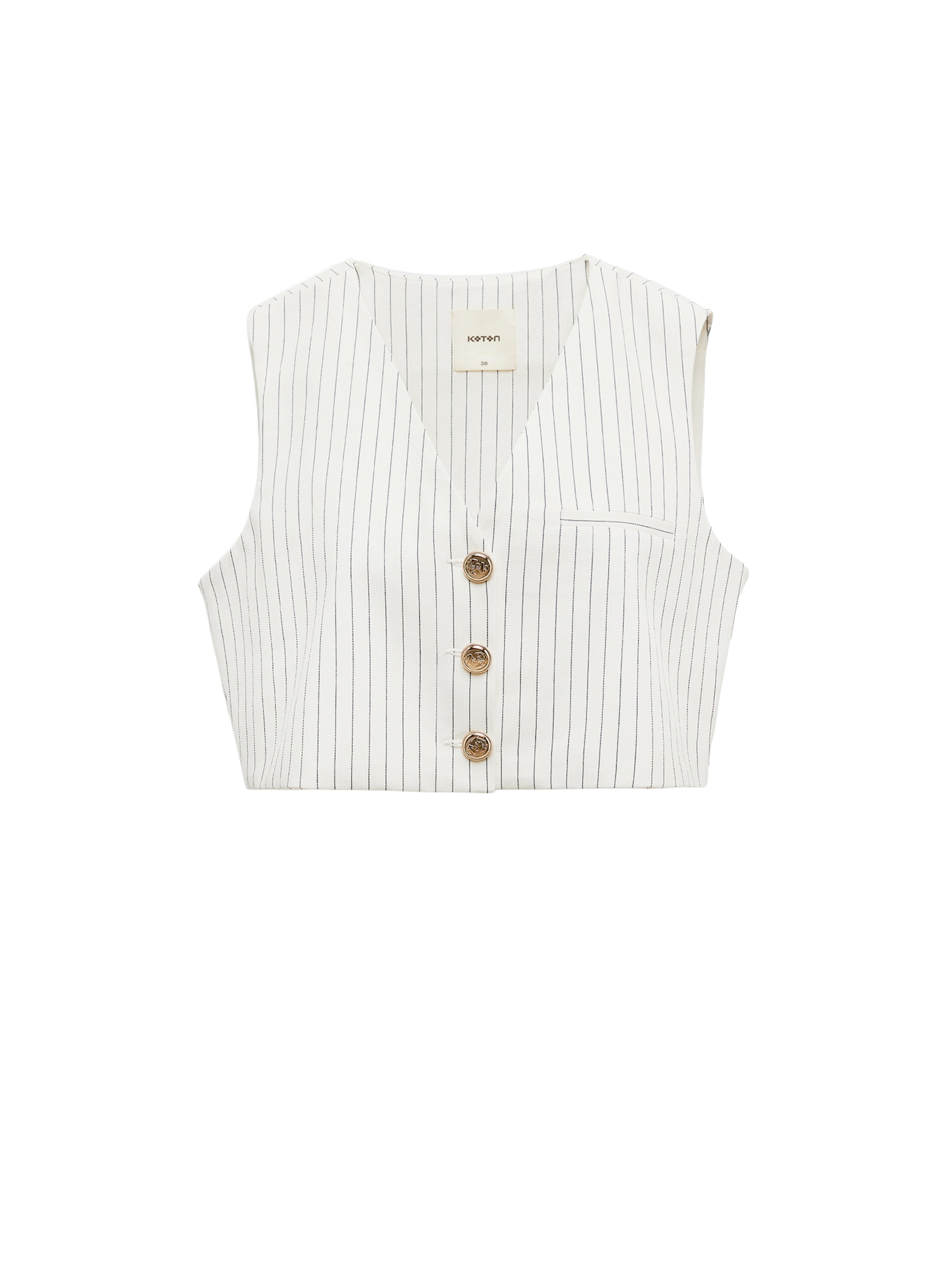 Koton Suit Vest in 34 in Dark blue / White, Item view
