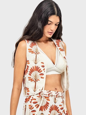 Gilet Gisela en blanc