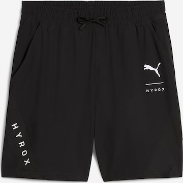 PUMA Regular Workout Pants 'HYROX|PUMA Fit 7' in Black: front