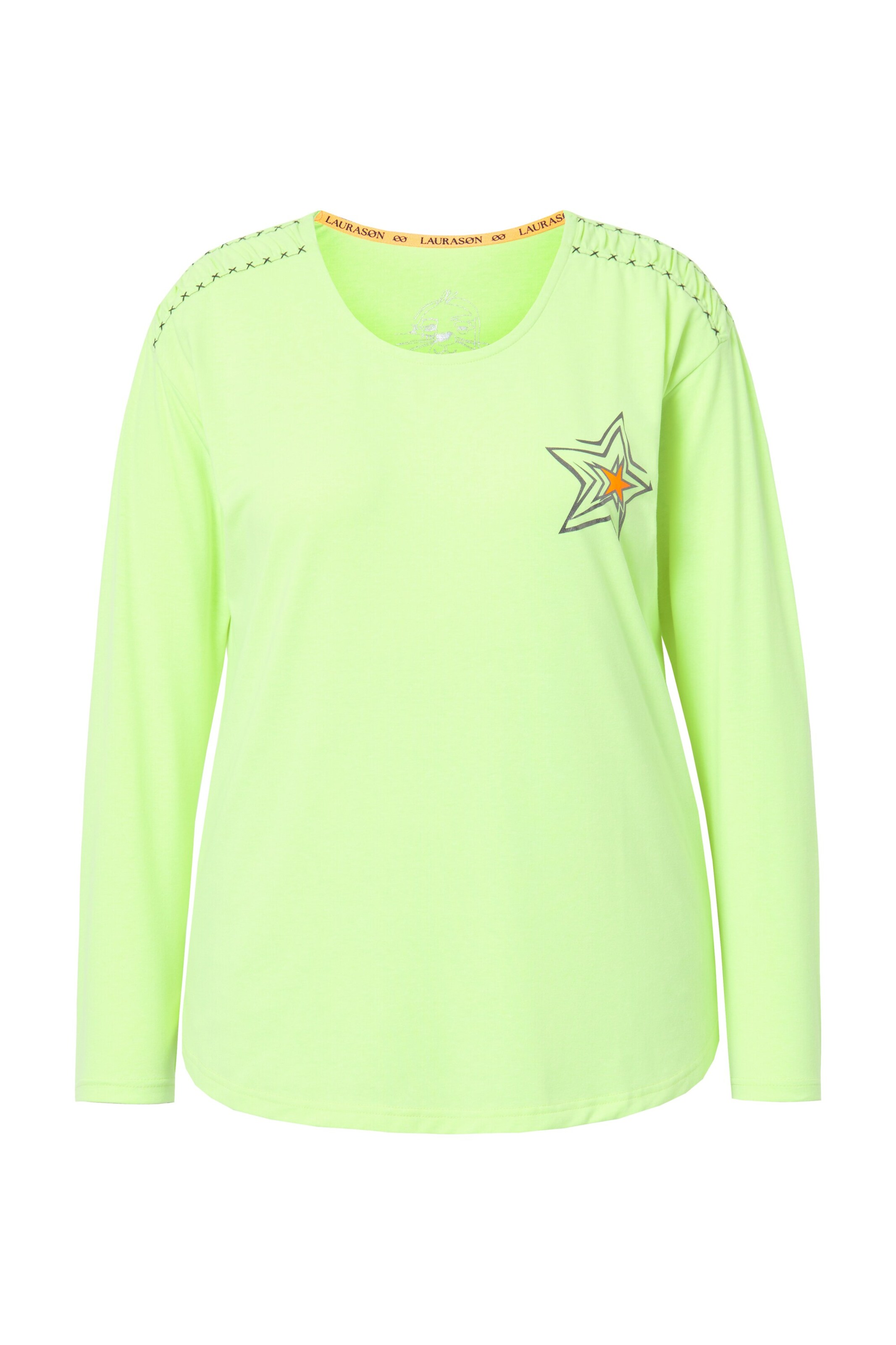 LAURASØN Shirt in Green: front