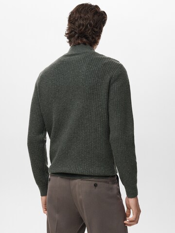 Vestes en maille 'Parkz' MANGO MAN en vert