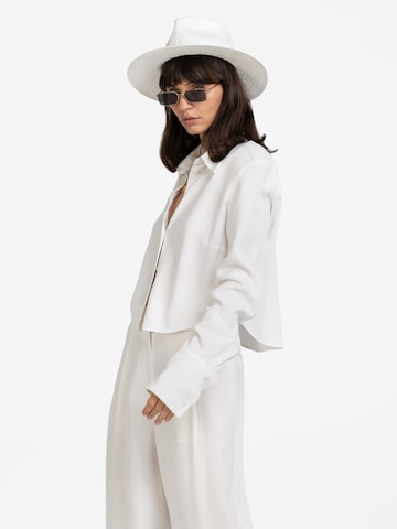 Camicia da donna 'Tina' di mandragora in bianco