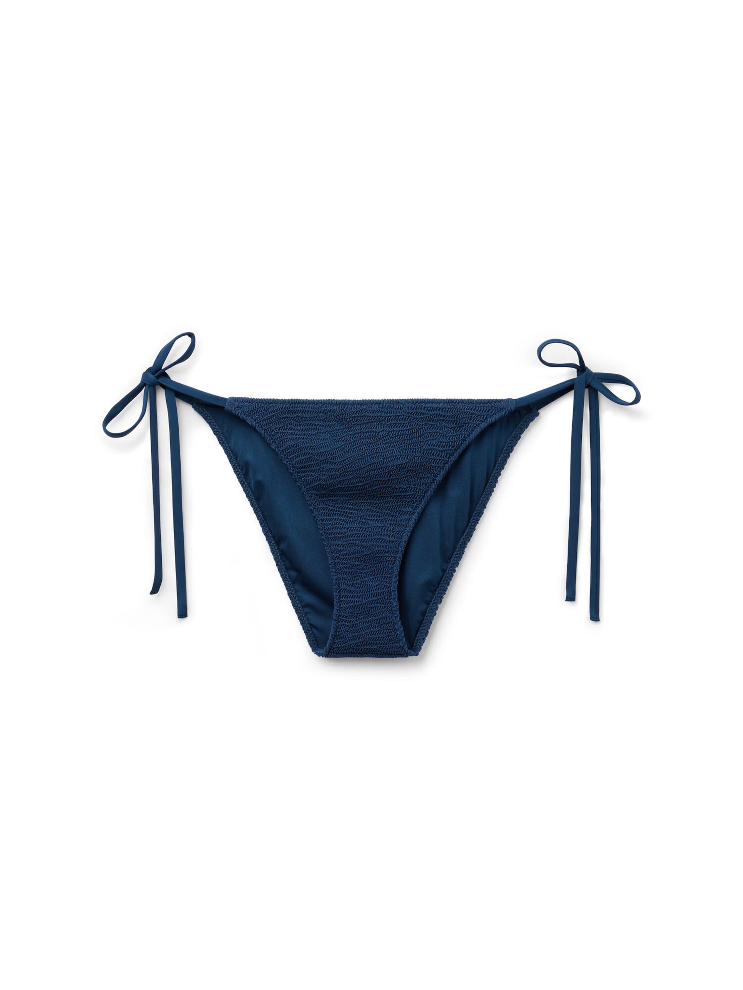 CALZEDONIA Bikinihose 'Crinkle Waves' in Blau: Vorderseite