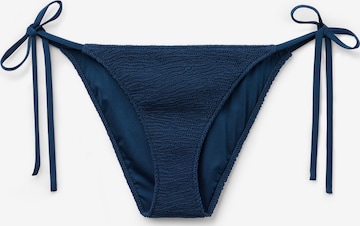 CALZEDONIA Bikinihose 'Crinkle Waves' in Blau: Vorderseite