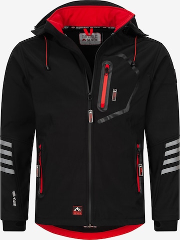 Arctic Seven Performance Jacket in Black: front