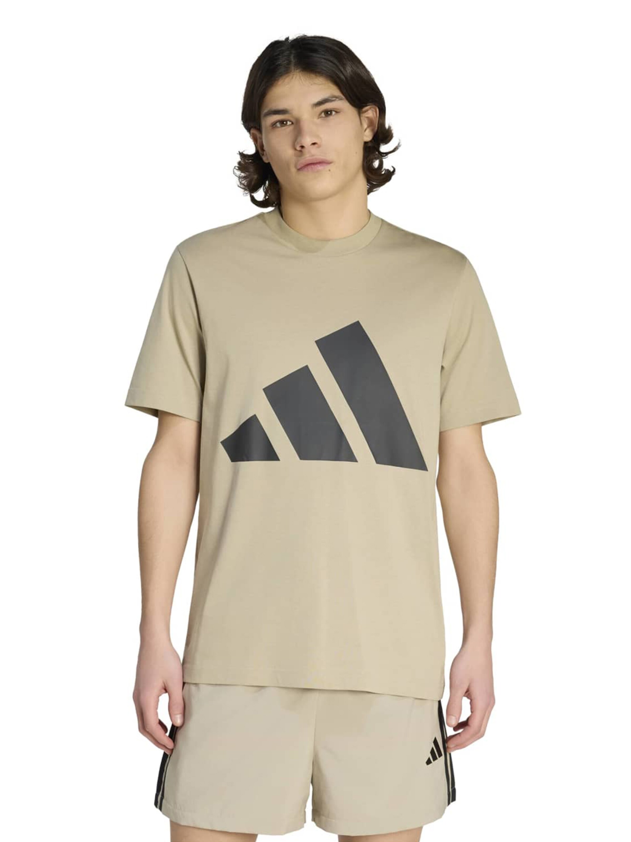 ADIDAS SPORTSWEAR Λειτουργικό μπλουζάκι 'Essentials' σε πράσινο: μπροστά