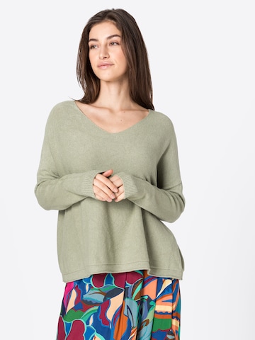 ZABAIONE Sweter 'Mina' w kolorze zielony: przód