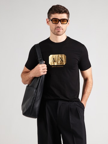 ARMANI EXCHANGE Shirt in Black: front