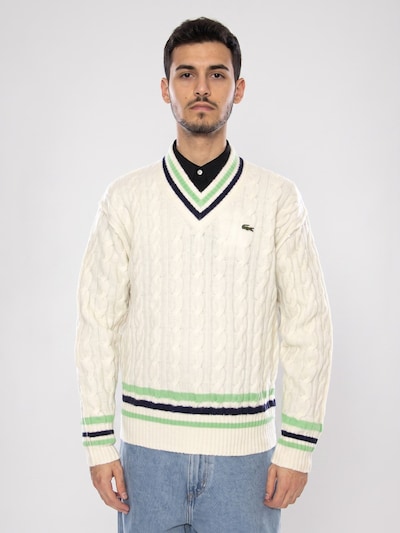 LACOSTE Sweater '9II' in S in White, Item view