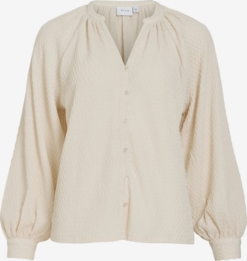 Camicia da donna di VILA in beige: frontale