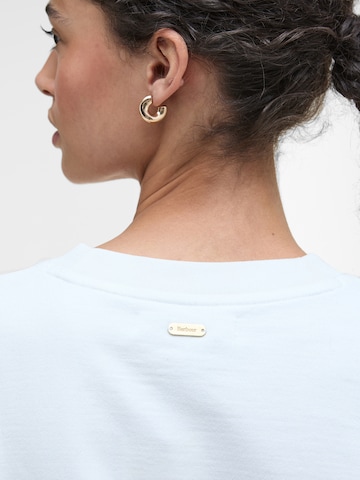 Barbour Sweatshirt 'Faye' in White