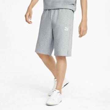 regular Pantaloni sportivi di PUMA in grigio: frontale