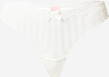 Hunkemöller - Tanga 'Lola' en blanco: frente