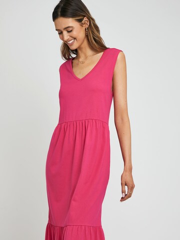 Threadbare Summer dress 'Byers Tiered' in Pink