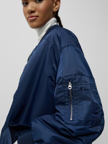 Pull&Bear Between-Season Jacket in Blue