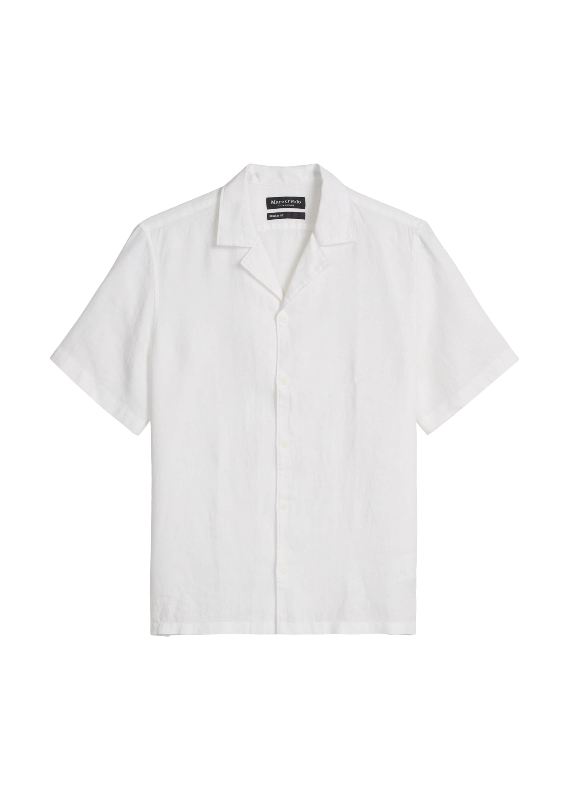 Marc O'Polo Chemise en XS en blanc, Vue avec produit