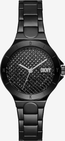 DKNY Uhr in Schwarz: predná strana