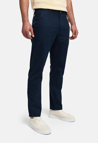 INDICODE JEANS Regular Chino 'Melio' in Blauw