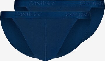 Slip Skiny en bleu : devant