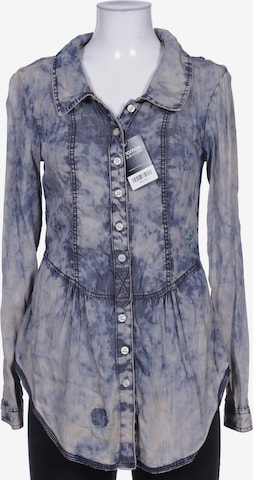 khujo Blouse & Tunic in L in Blue: front