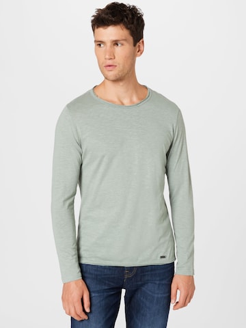 Coupe regular T-Shirt 'CHEESE' Key Largo en vert : devant